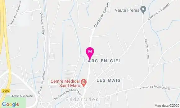 Localisation Dr Christophe Berthault