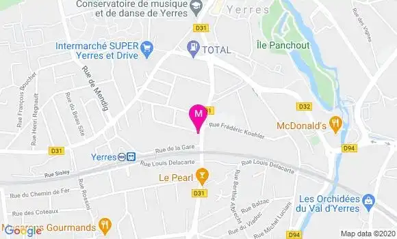 Localisation Dr Denis Smila