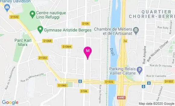 Localisation Dr Vincent Naline