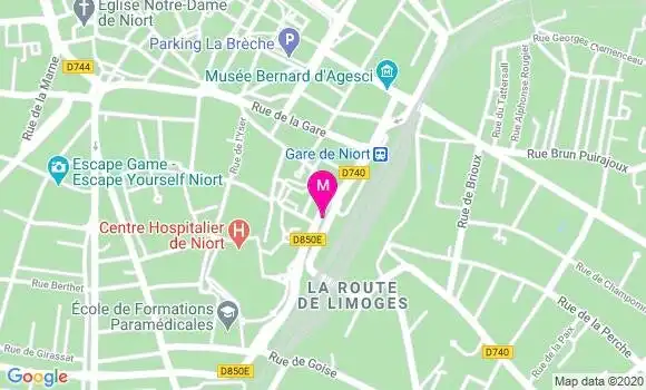 Localisation Dr François Poirault