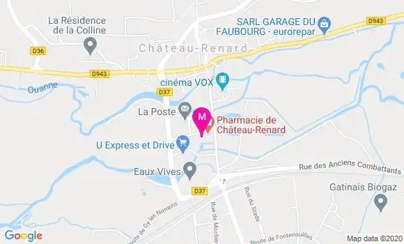 Localisation Dr Philippe Raguin
