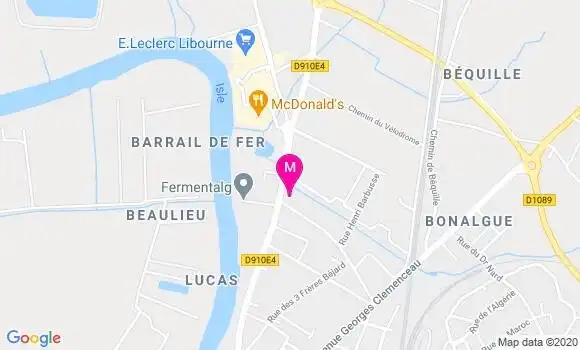 Localisation Dr Alain Mora
