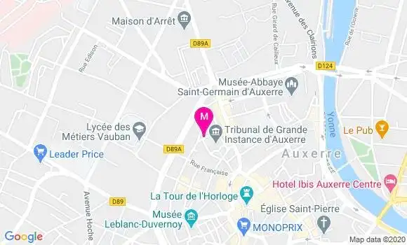 Localisation Dr Pascal Bourdon