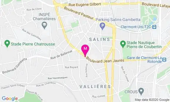 Localisation Dr Corinne Redon Vinet