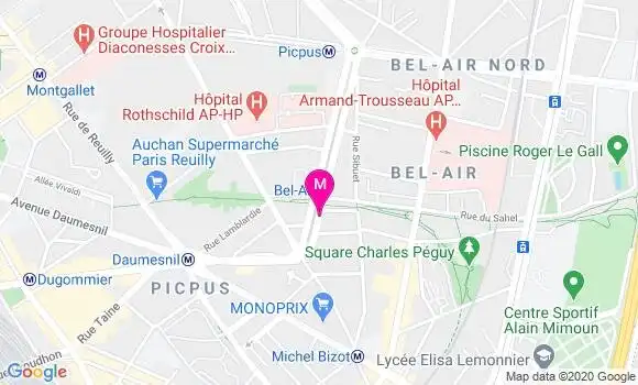Localisation Dr Gery Cuveillier