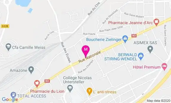 Localisation Dr Pascal Kedziora