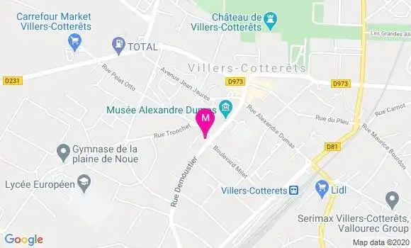 Localisation Dr Bertrand Richard