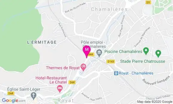 Localisation Dr Marie Claire Fanget