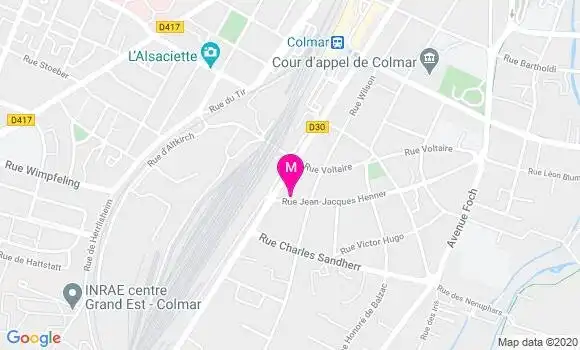 Localisation Dr Alain Krauth