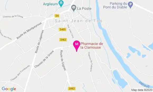 Localisation Dr François Pouzet