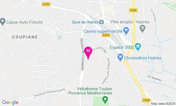 Localisation Dr William Rousseau