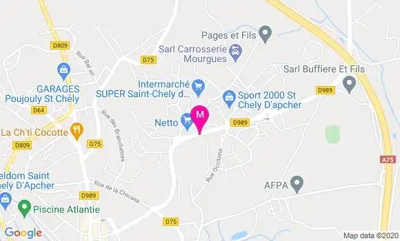 Localisation Dr Marilyn Vergne