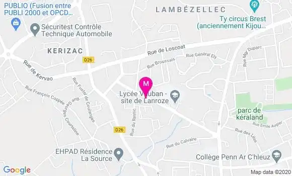 Localisation Dr Eric Gestin