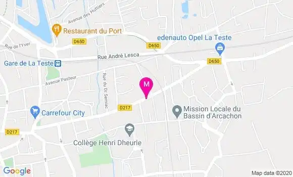 Localisation Dr Gilles Boulais