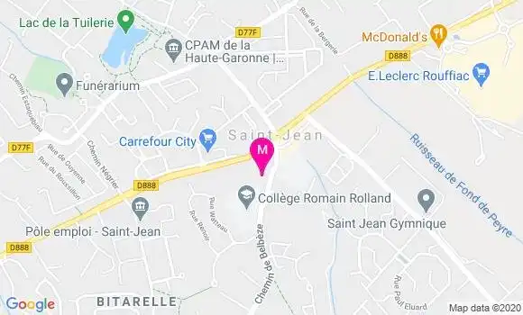 Localisation Dr Christophe Ournac