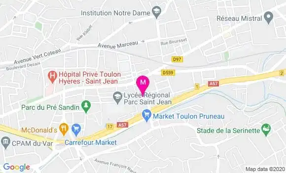 Localisation Dr Jean Claude Roy