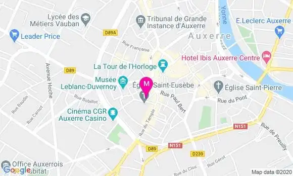 Localisation Dr Michel Chaumont