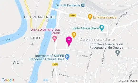 Localisation Dr Hubert Vantaux
