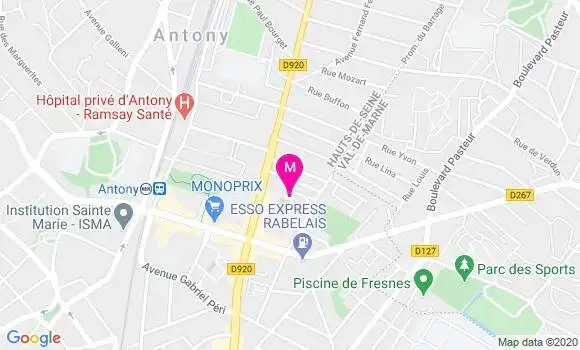 Localisation Dr Jacques Bigotte
