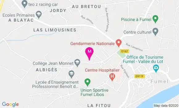 Localisation Dr Philippe Rodolphe
