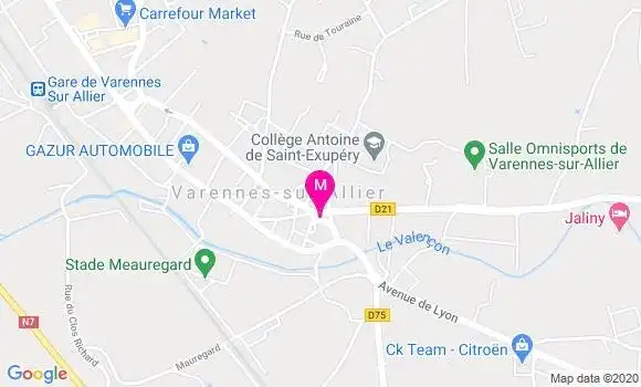 Localisation Dr Philippe Mure