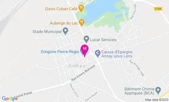 Localisation Dr Pascale Thieffry