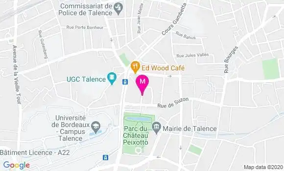 Localisation Dr Virginie Chefnourry