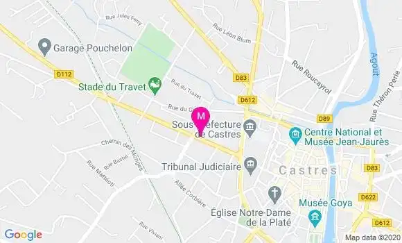 Localisation Dr Philippe Cayre
