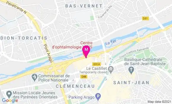 Localisation Dr Gilles Bové