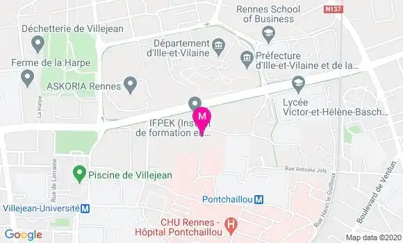 Localisation Dr Nicolas Fauchoux