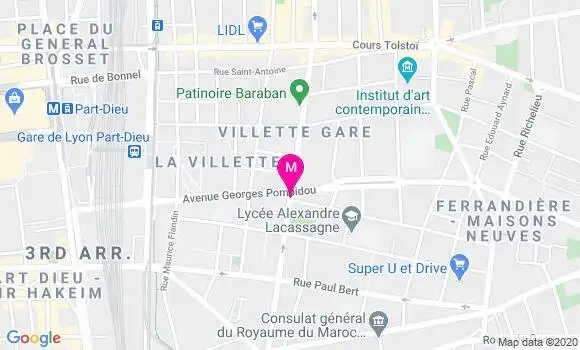 Localisation Dr Bruno Fantino