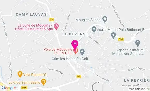 Localisation Dr Alain Refrais