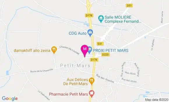 Localisation Dr Jean Paul Eon
