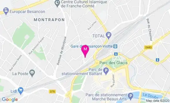 Localisation Dr Claude Jary