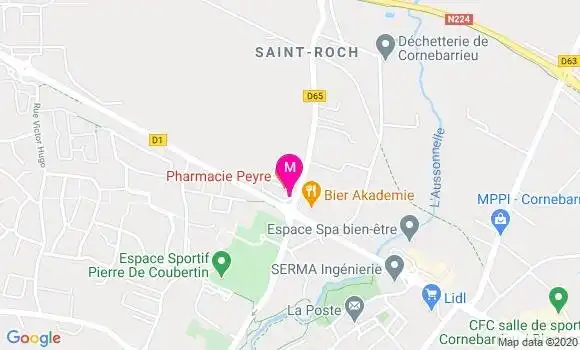 Localisation Dr Christophe Ribes
