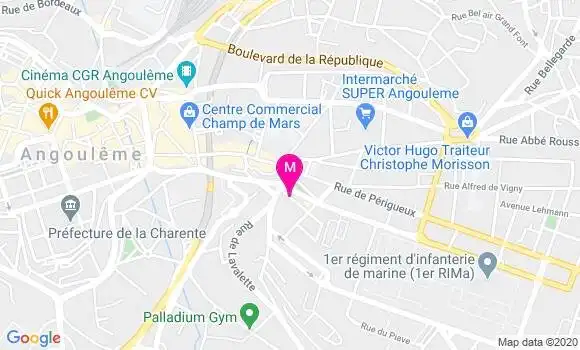 Localisation Dr Christine Bardet Lagrange