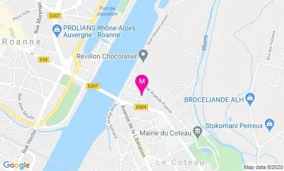 Localisation Dr David Georges