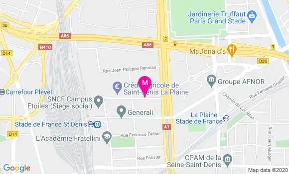 Localisation Dr Anne Gerard