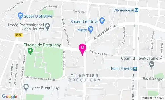 Localisation Dr Dany Bernard