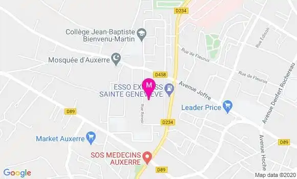 Localisation Dr Alain Miard