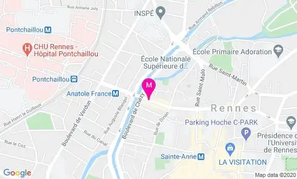 Localisation Dr Bernard Brau