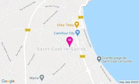 Localisation Dr Michel Tual