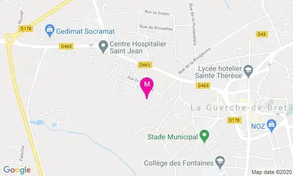 Localisation Dr Gilles Le Roy