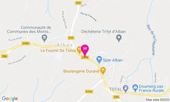 Localisation Dr André Fesquet