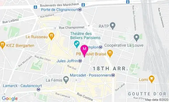 Localisation Dr Jean Philippe Brugnaux