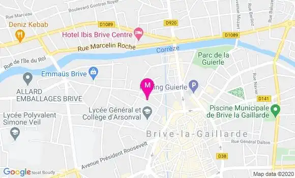 Localisation Dr Laurent Poulingeas