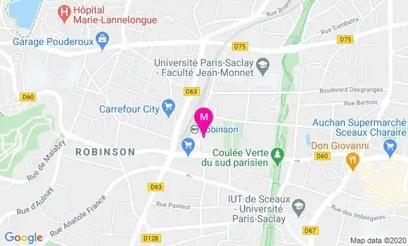 Localisation Dr Jacques Belloteau Bida