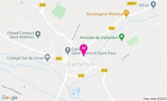 Localisation Dr Michel Vilaret