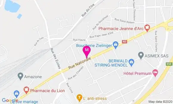 Localisation Dr Bertrand Gille