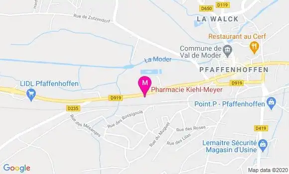 Localisation Dr Jean Georges Ganter